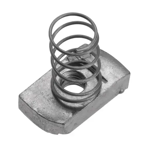 Spring Nut 1/4" D Galvanized Steel For IMC
