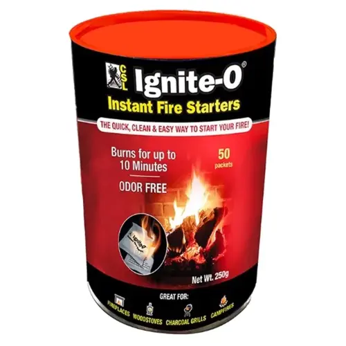 Fire Starter Packets CSL Wood Fiber 10 min 50 pk