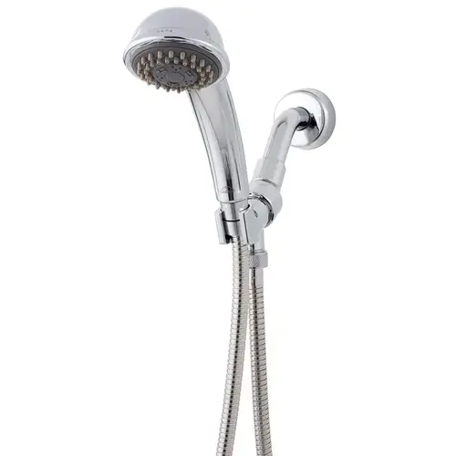Handheld Showerhead Flow Pro Polished Chrome Plastic 3 settings 2 gpm Polished Chrome