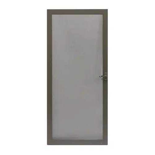 Screen Door Premium 81" H X 36" W Brown Aluminum Brown