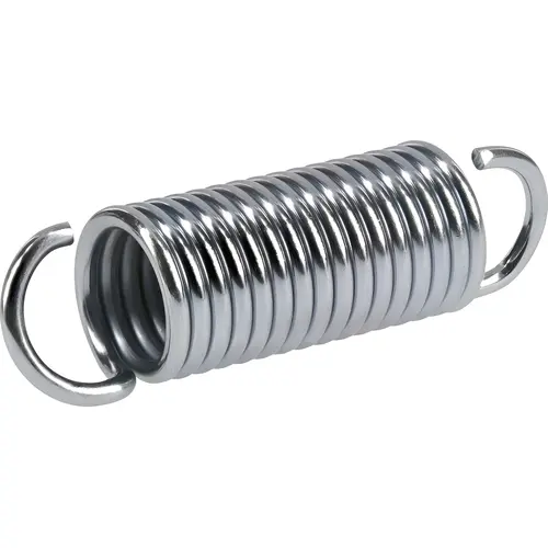 Spring 2-5/8" L X 3/4" D Extension Zinc-Plated, Steel Material, 2-5/8" Length, 3/4" Diameter, Zinc-Plated Finish Spring 2-5/8" L X 3/4" D Extension Zinc-Plated, Steel Material, 2-5/8" Length, 3/4" Diameter, Zinc-Plated Finish