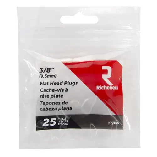 Head Plug Flat Birch 3/8" D X .38" L 25 pk Natural Head Plug Flat Birch 3/8" D X .38" L 25 pk Natural