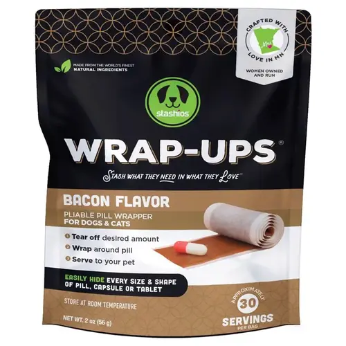 Pill Pockets Wrap-Ups Bacon Grain Free For Dogs 2 oz