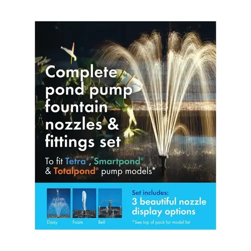 Fountain Nozzle Combo Kit Aquagarden Fountain Nozzle Combo Kit Aquagarden