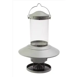 Wingscapes WSBF02-00132 Bird Feeder Wild Bird 1 gal Plastic Tube 1 ports Green