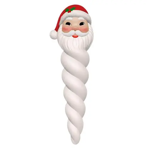 Hanging Decor LED Blow Mold Santa Icicle 12" Hanging Decor LED Blow Mold Santa Icicle 12"