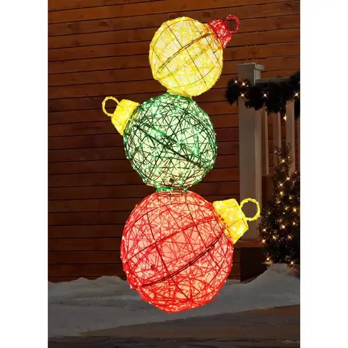Yard Decor LED Multi Ornaments 39" Yard Decor LED Multi Ornaments 39"