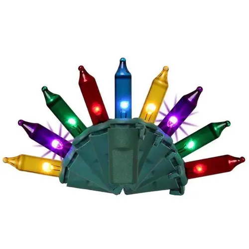 Christmas Lights Classic LED T5 Multicolored 100 ct String 24.75 ft. Christmas Lights Classic LED T5 Multicolored 100 ct String 24.75 ft.