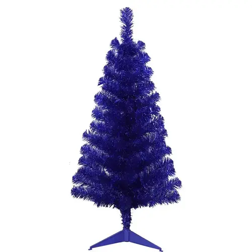 Christmas Tree 3 ft. Full Tinsel Blue Christmas Tree 3 ft. Full Tinsel Blue