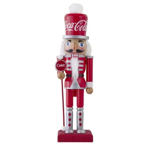 Nutcracker Red Coca-Cola 10" Red - pack of 12