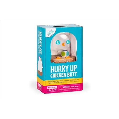 Card Games Hurry Up Chicken Butt Multicolored Multicolored - pack of 4