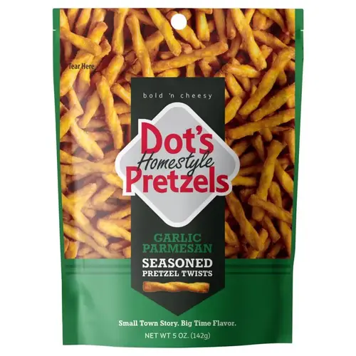 Pretzels Homestyle Garlic Parmesan 5 oz Bagged Pretzels Homestyle Garlic Parmesan 5 oz Bagged