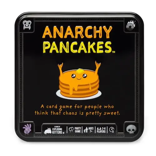 Card Game Exploding Kittens Pan Cake Black 66 pc Black