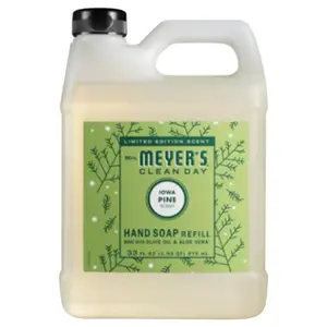 Mrs. Meyer's 12019 Hand Cleaner Refill Clean Day Iowa Pine Scent 33 fl. oz.
