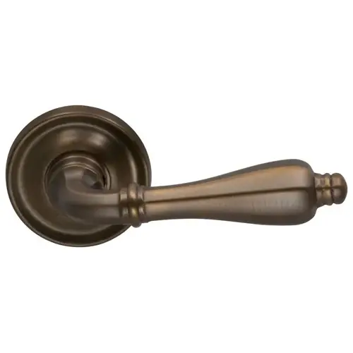 99 Lever with 2-3/16" Rose Single Dummy Unlacquered Antique Bronze Finish