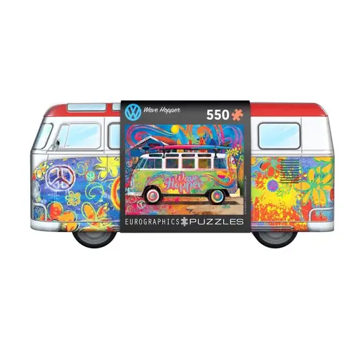 Jigsaw Puzzle Volkswagen Bus Multicolored 550 pc Multicolored