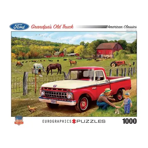 Puzzles Grandpa's Old Truck Multicolored 1000 pc Multicolored