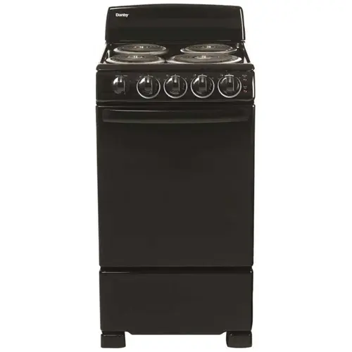 20" Free Standing Electric Range With A Large 2.3 Cu. Ft. Oven