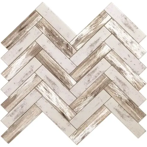Rustica Gray 12.20" X 11.57" Glass Wall Tile