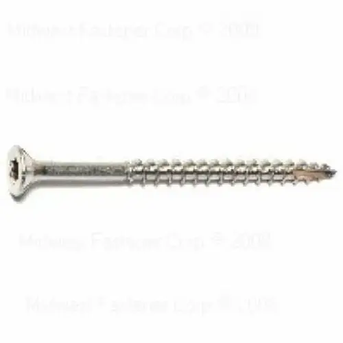 50219 Deck Screw, #9 Thread, 2-1/2 in L, Stainless Steel, 86 PK - pack of 92