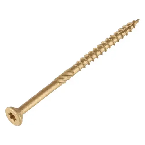 50746 Deck Screw, #9 Thread, 3 in L, Serrated Thread, Bugle Head, Star Drive, Type 17 Point, Steel, 73 PK - pack of 74