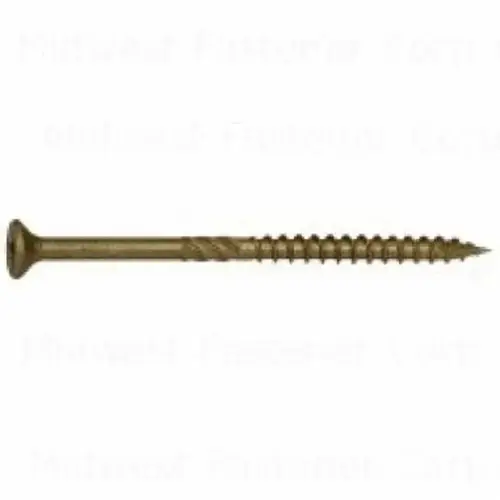 50755 Deck Screw, #9 Thread, 3 in L, Serrated Thread, Bugle Head, Star Drive, Type 17 Point, Steel, 363/PK - pack of 368 50755 Deck Screw, #9 Thread, 3 in L, Serrated Thread, Bugle Head, Star Drive, Type 17 Point, Steel, 363/PK - pack of 368