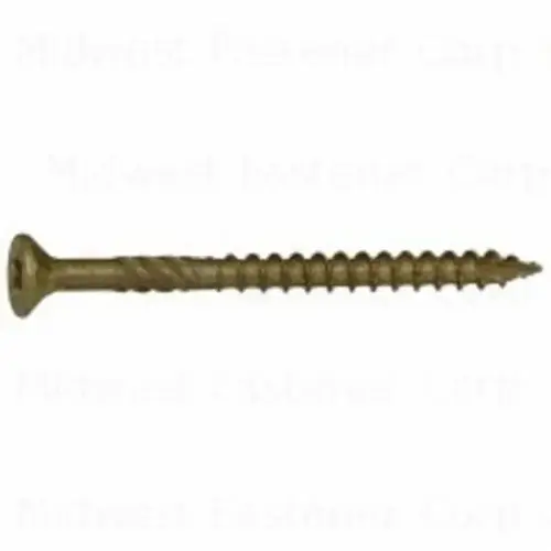53297 Deck Screw, #9 Thread, 2-1/2 in L, Bugle Head, Star Drive, Steel, XL1500-Coated, 880 PK - pack of 901