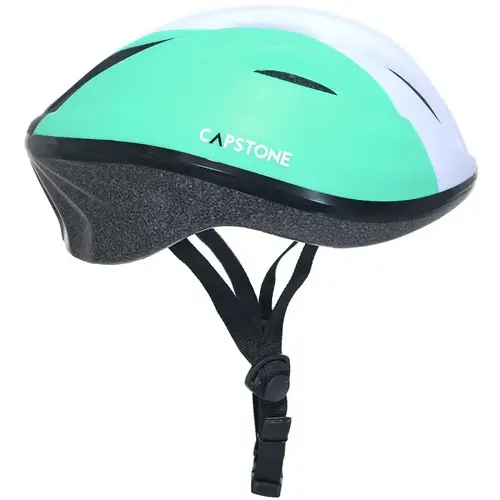 Multi-Sport Helmet, Adjustable Retention Dial Headgear, 22 to 23 in, Mint/White Multi-Sport Helmet, Adjustable Retention Dial Headgear, 22 to 23 in, Mint/White