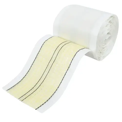 Carpet Tape, 15 ft L, 3 in W, Carpet/Vinyl Backing, White