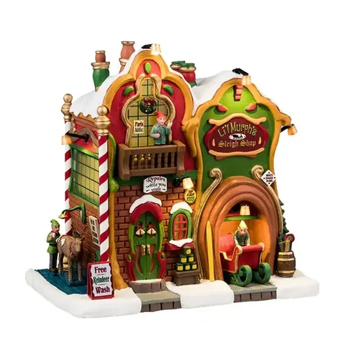 LI'I Murph's Sleigh Shop, Santa's Wonderland, Resin LI'I Murph's Sleigh Shop, Santa's Wonderland, Resin