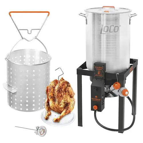 Turkey Fryer Kit, 54,000 Btu, Propane, 1-Burner, 1-Fry Basket Turkey Fryer Kit, 54,000 Btu, Propane, 1-Burner, 1-Fry Basket