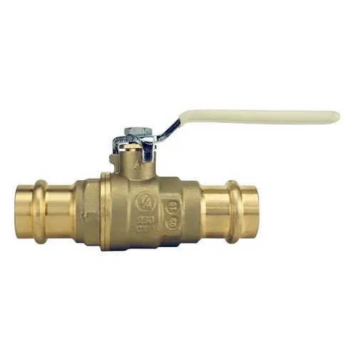 BALL VALVE BRASS PRESS 3/4IN