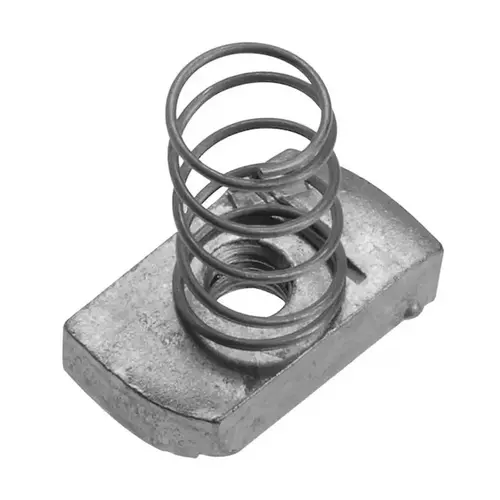 Spring Nut 1/2" D Galvanized Steel For IMC