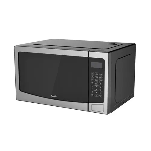 Microwave 1.1 cu ft Black/Silver 1000 W Black/Silver