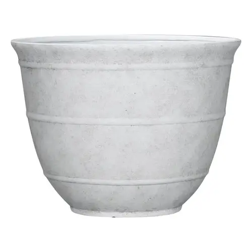 Planter 9" H X 12" W X 12" D X 12" D Polyresin Brighton White White Planter 9" H X 12" W X 12" D X 12" D Polyresin Brighton White White