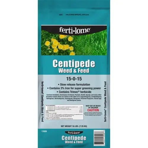Lawn Fertilizer Centipede Weed & Feed For Multiple Grass Types 5000 sq ft Lawn Fertilizer Centipede Weed & Feed For Multiple Grass Types 5000 sq ft