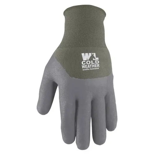 Winter Work Gloves Women's Outdoor Cold Weather Black/Gray S Black/Gray Pair