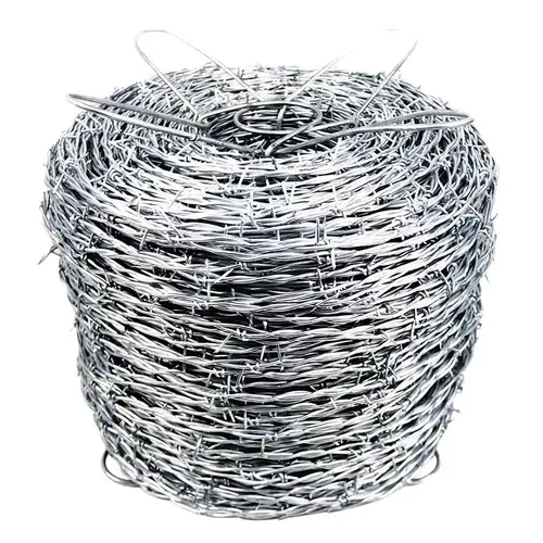 Barbed Wire 1320 ft. L 12.5 Ga. 2-point Galvanized Steel Gray Barbed Wire 1320 ft. L 12.5 Ga. 2-point Galvanized Steel Gray