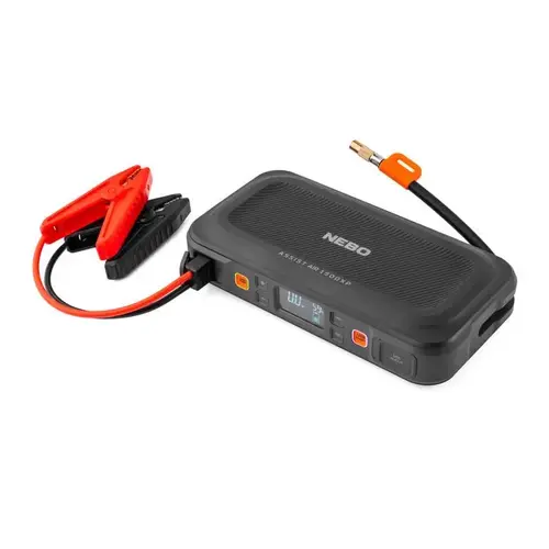 Battery Jump Starter Assist Air Automatic/Manual 12 V 1500 amps Black Battery Jump Starter Assist Air Automatic/Manual 12 V 1500 amps Black