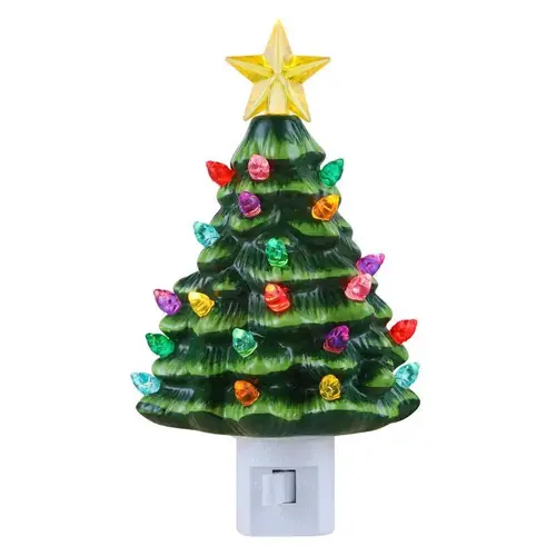 Nightlight LED Nostalgic Tree 6.5" - pack of 6