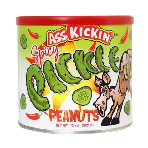 Peanuts Spicy Pickle 12 oz Canister