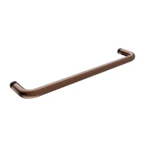 28 Inches Center To Center Standard Tubular Shower Towel Bar Single Mount Without Washers Antique Copper 28 Inches Center To Center Standard Tubular Shower Towel Bar Single Mount Without Washers Antique Copper