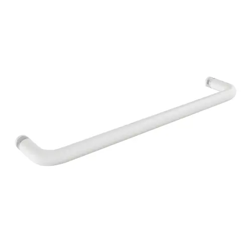 22 Inches Center To Center Standard Tubular Shower Towel Bar Single Mount Without Washers Gloss White 22 Inches Center To Center Standard Tubular Shower Towel Bar Single Mount Without Washers Gloss White