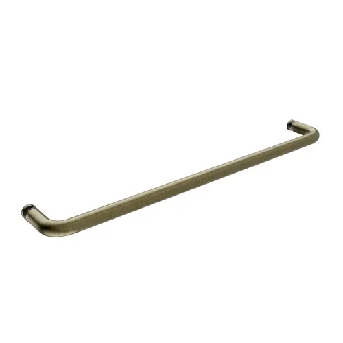 22 Inches Center To Center Standard Tubular Shower Towel Bar Single Mount Without Washers Antique Brass 22 Inches Center To Center Standard Tubular Shower Towel Bar Single Mount Without Washers Antique Brass