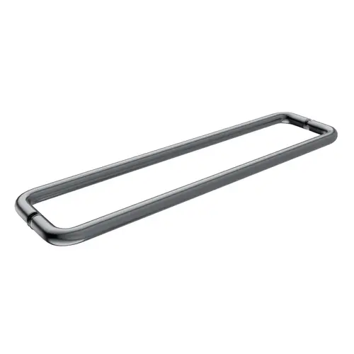 24 Inches Center To Center Standard Tubular Shower Towel Bar Back to Back Mount Without Washers Brushed Stainless Steel