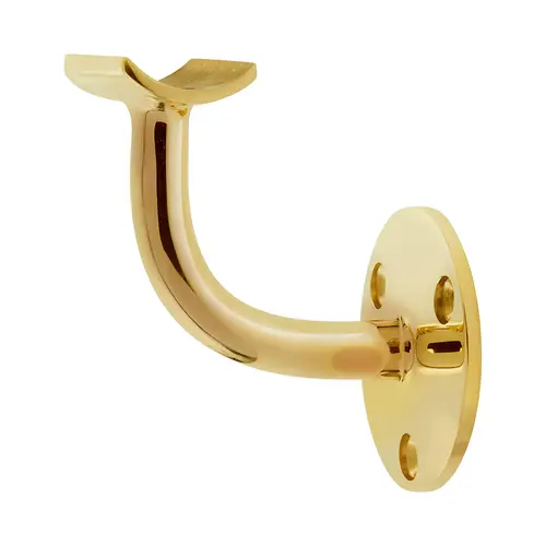Handrail Bracket Polished Brass Finish Handrail Bracket Polished Brass Finish