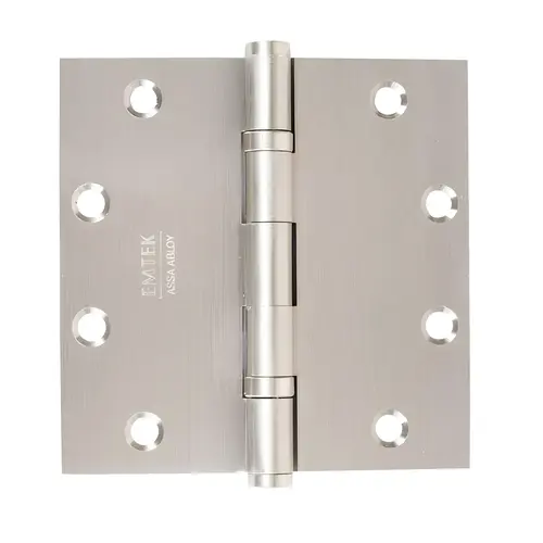 5 X 5 Square Solid Brass Heavy Duty Ball Bearing Hinge Satin Nickel Finish Pair 5 X 5 Square Solid Brass Heavy Duty Ball Bearing Hinge Satin Nickel Finish Pair