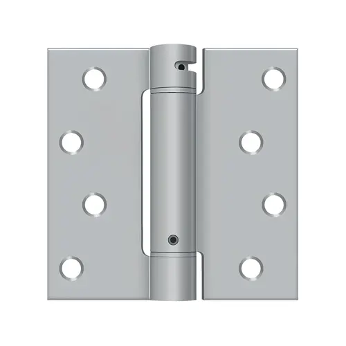 DSH44 Single Action Spring Hinge 4" x 4" Square Corner, Steel, UL Listed Brushed Chrome DSH44 Single Action Spring Hinge 4" x 4" Square Corner, Steel, UL Listed Brushed Chrome