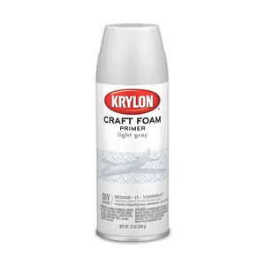 KRYLON DIVERSIFIED BRANDS K05055007 Craft Foam Primer, Light Gray, 12 oz.