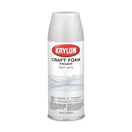 Craft Foam Primer, Light Gray, 12 oz.